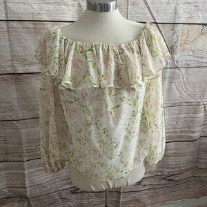 Floral Off-Shoulder Blouse